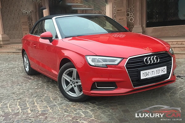 Audi A3 Convertaible Car Rental Jaipur